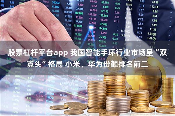 股票杠杆平台app 我国智能手环行业市场呈“双寡头”格局 小米、华为份额排名前二
